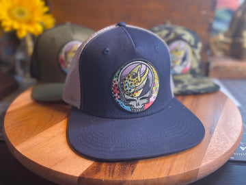 Steal Your Face Trout Trio Surfer Flat Bill Steal Your Face Trout Trio Trucker Hat FREE SHIPPING