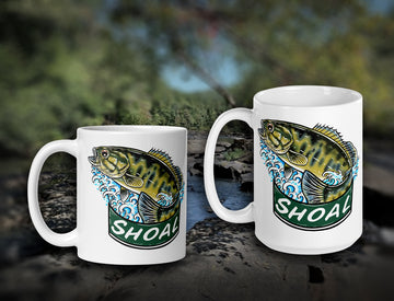 Shoal Can Shoal Bass White glossy coffee mug