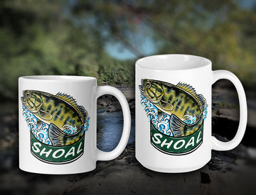 Shoal Can Shoal Bass White glossy coffee mug
