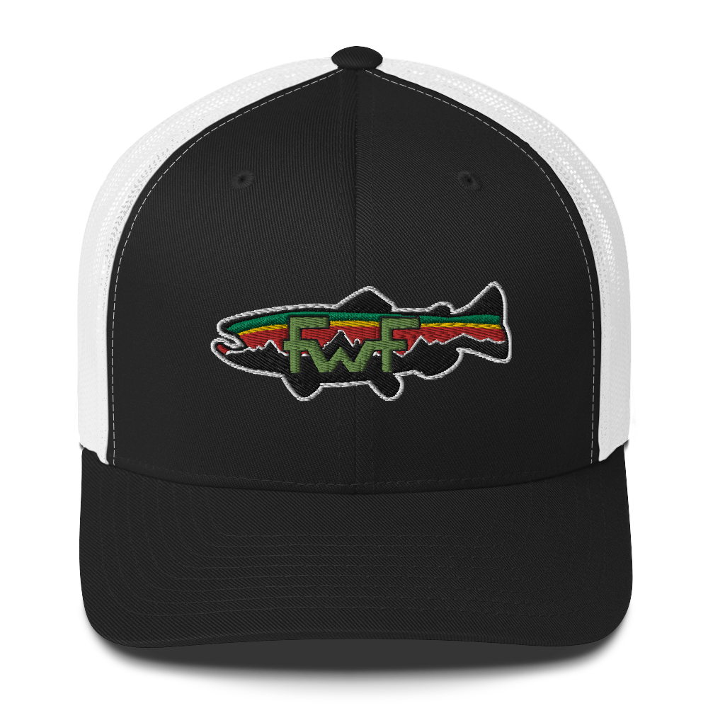 Lucky Fishing Hat FWF (Fish Whistle Friendly) Retro Style LowPro Trucker Hat