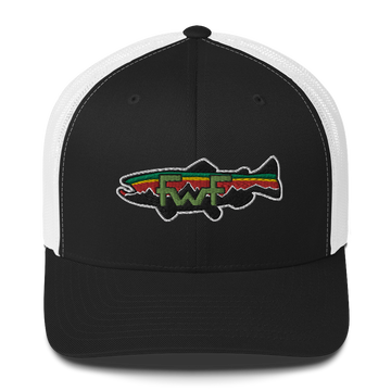 Lucky Fishing Hat FWF (Fish Whistle Friendly) Retro Style LowPro Trucker Hat