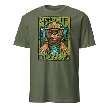 Hands Off Public Lands Smokey the Bear Short-Sleeve Unisex T-Shirt