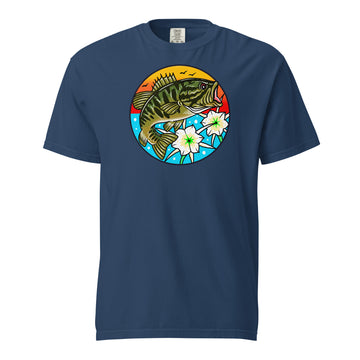 Shoal Bass w/ Lillies Comfort Colors Unisex garment-dyed heavyweight t-shirt
