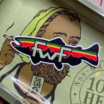 Fish Whistle Friendly Vinyl Fishing Sticker Slap