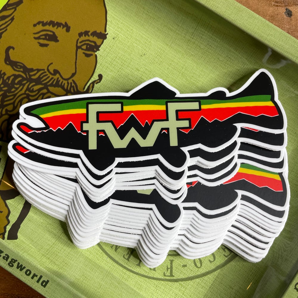 Fish Whistle Friendly Vinyl Fishing Sticker Slap