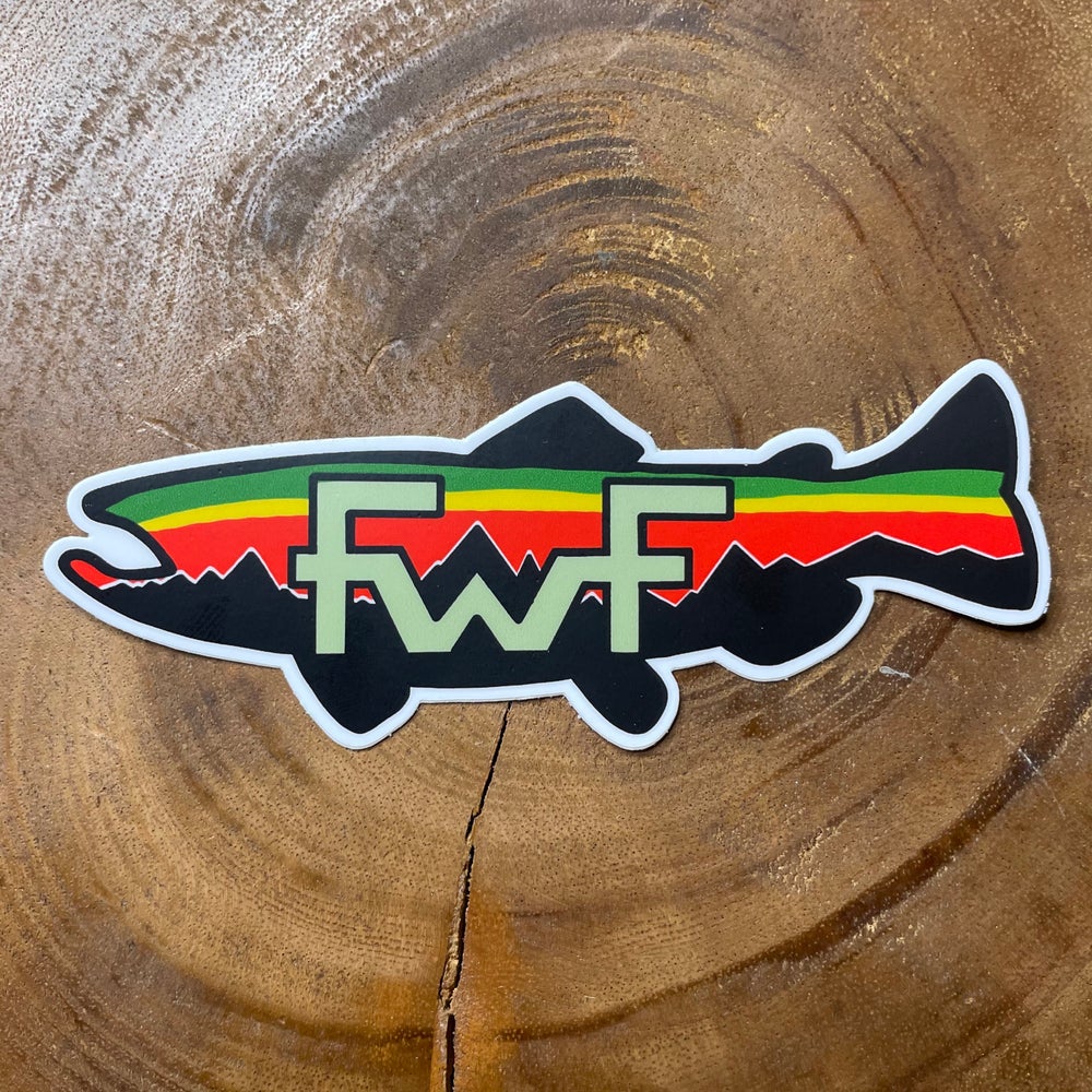 Fischel Sticker Fish Whistle Friendly Vinyl Fishing Sticker Slap