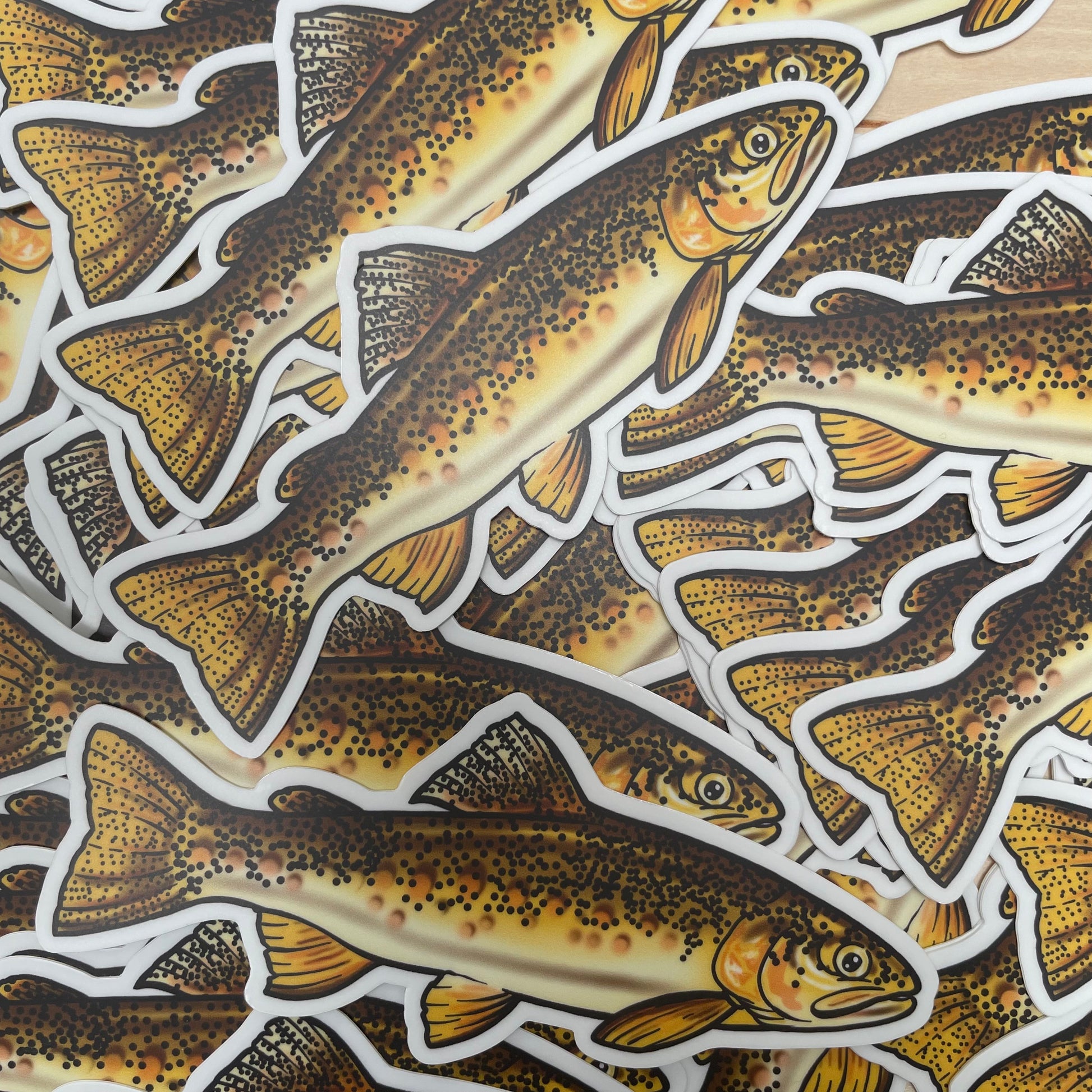 Limited Edition Gila Trout Fly Fishing Sticker - thecosmicstream