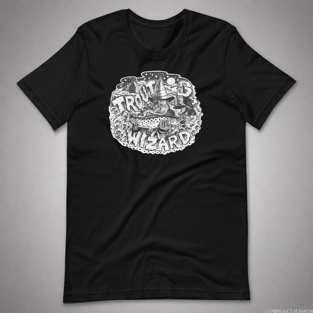 Trout Wizard Short-Sleeve Unisex T-Shirt - thecosmicstream