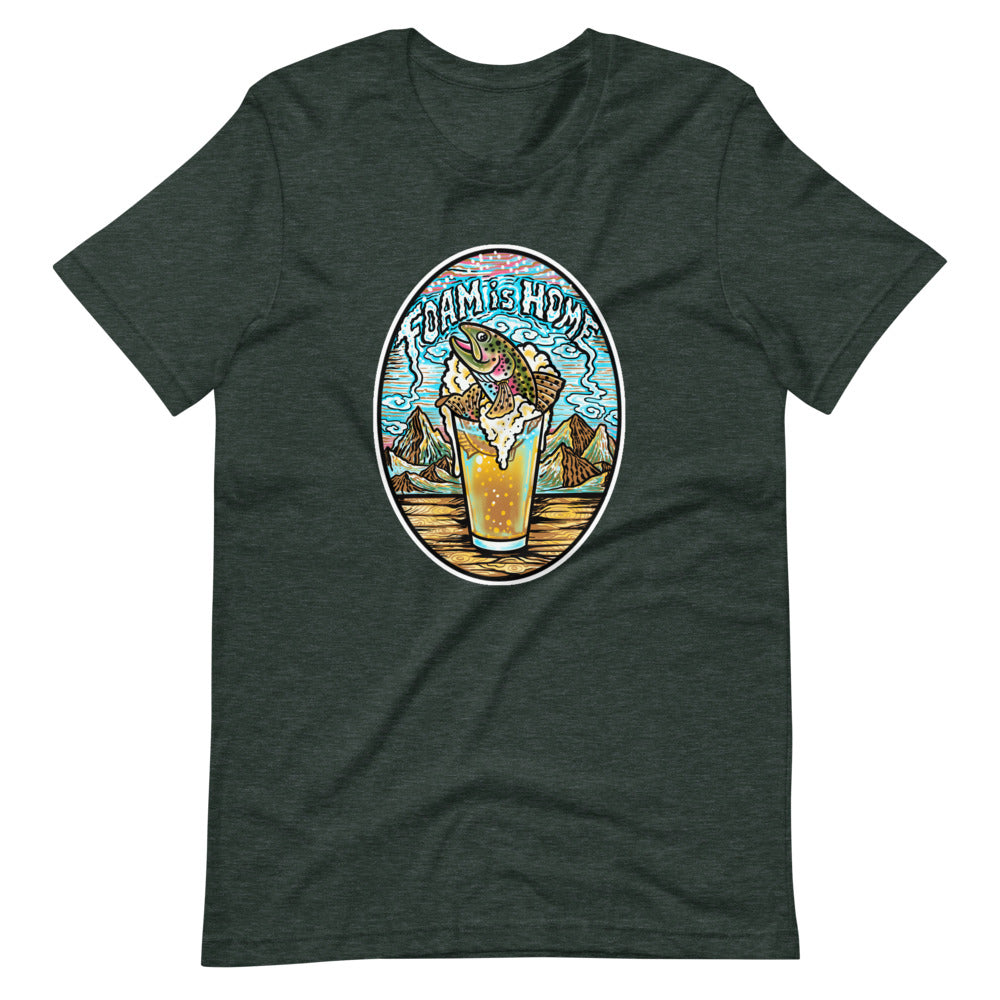 Foam is Home Short-Sleeve Unisex T-Shirt - thecosmicstream